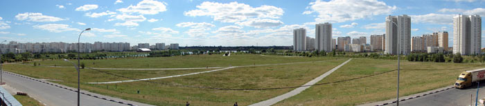Летняя панорама у ЖК Лазаревское