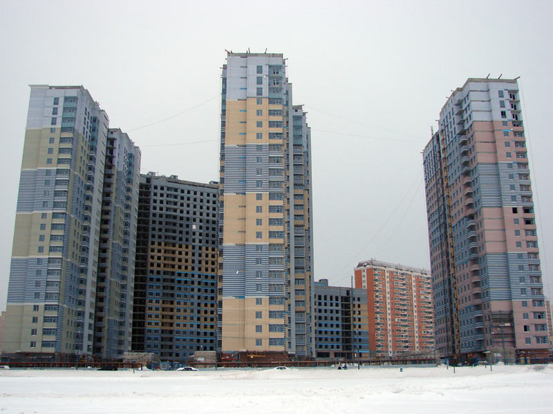 ЖК Лазаревское - общий вид, январь 2011